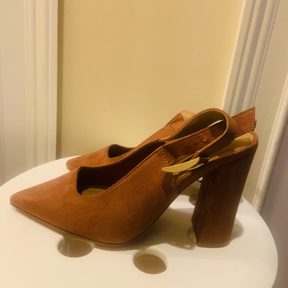 ASOS Shoes Size 4 Rose Tan Hue/ Suede Feel